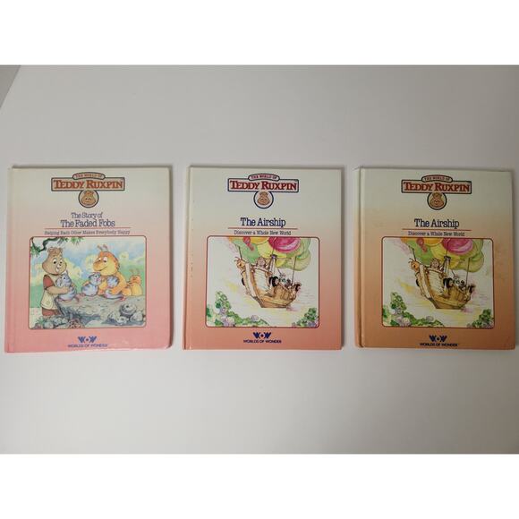 Vintage The World of Teddy‎ Ruxpin Books - Picture 1 of 2